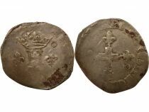 Henri III - Double Sol Parisis - 1580 / 1590 N Montpellier