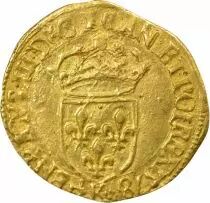 Henri III - Gold Ecu with Sun - 1578 K Bordeaux