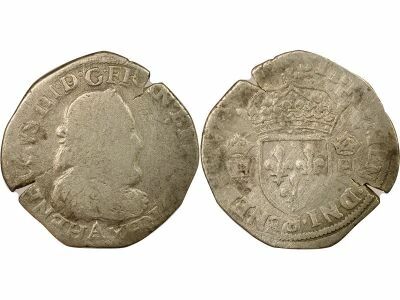 Henri III - Silver Teston, 3rd Type - 1575 A Paris