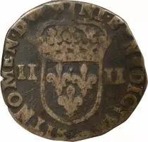 Henri IV - 1/4 Silver Ecu, 2nd Type - 1605 9 Rennes