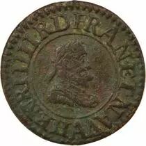 Henri IV - Denier Tournois, Type 1 - 1603 A Paris