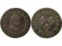Henri IV - Double Tournois, Type 1 - 1606 A Paris