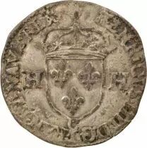 Henri IV - Douzain with Two H - 1591 C Saint L&ocirc;