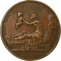 Henri V, Count of Chambord - Bronze Medal, Birth - 1820