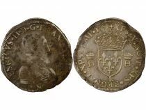 Henry II - Silver Teston, Ist Type - 1558 L Bayonne