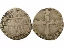 Henry IV - 1/4 Silver Ecu of Navarre - 1590 / 1610 Saint Palais