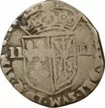 Henry IV - 1/4 Silver Ecu of Navarre - 1590 / 1610 Saint Palais