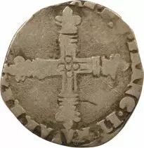 Henry IV - 1/4 Silver Ecu of Navarre - 1590 / 1610 Saint Palais