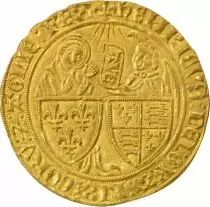 Henry VI of Lancaster - Gold Salut - 1423 / 1449 Saint L&ocirc;