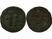 Heraclius & Heraclius Constantine - Follis, Class II - 613 / 614 Constantinople