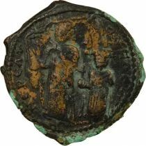 Heraclius & Heraclius Constantine - Follis, Class II - Year 3 (612 / 613) Nicomedia