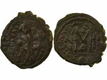 Heraclius & Heraclius Constantine - Follis, Class II - Year 4 (613 / 614) Constantinople