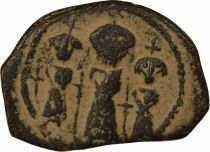 H&eacute;raclius, H. Constantine, Martina - Follis, Class IV - Year 16 (625 / 626) Constantinople