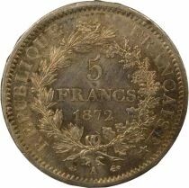 Hercules - 5 Silver Francs - 1872 A Paris