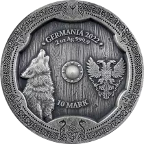 Hildegarde - Valkyries - 2 ONCES ARGENT HAUT RELIEF - FINITION ANTIQUE GERMANIA 2022 BULLION - Nouvelle s&eacute;rie