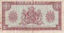 Holanda 1 Gulden - Queen Wilhelmine - 1945 - VF - P.70