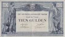 Holanda 10 Gulden - Blue - 13-09-1922 - Serial GH - P.34