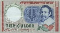Holanda 10 Gulden - Hugo de Groot - 1953 - P.85