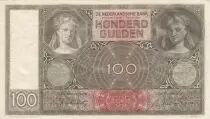 Holanda 100 Gulden Retrato de mujer - 1942