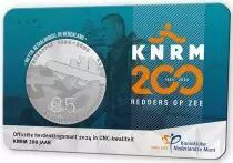 Holanda 200 years of sea rescue in the Netherlands - 5 Euros Coincard UNC 2024