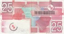 Holanda 25 Gulden - Geometric design - 1989