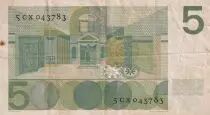 Holanda 5 Gulden - J. Van den Vondel - 1966 - F - P.90a