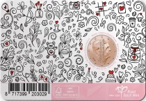 Holanda Coincard BU 5 Centimes, 20 centimes and 50 centimes 2024 - 75 years of NATO