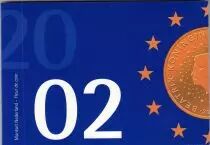 Holanda UNC Set Netherlands 2002 - 8 euro coins - Queen Beatrix