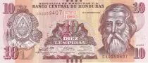 Honduras 10 Lempiras - Cabanas - Ville université - 2016 - Série CA - P.99c