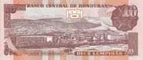 Honduras 10 Lempiras - Cabanas - Ville université - 2016 - Série CA - P.99c