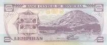 Honduras 2 Lempiras - Marco A. Soto - Tiger island - 2019 - Serial AN