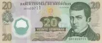Honduras 20 Lempiras, Dionisio De Herrera - 2008 - Polymer - Neuf - P.95