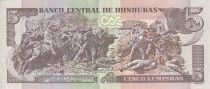 Honduras 5 Lempiras - Morazan - Bataille de Trinidad - 2016 - P.NEW