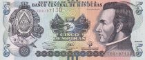Honduras 5 Lempiras - Morazan - Bataille de Trinidad - 2019 - Série CB - P.NEW