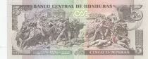 Honduras 5 Lempiras - Morazan - Battle of Trinidad  - 2012 - Serial BJ - P.98