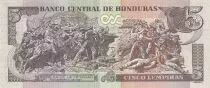 Honduras 5 Lempiras - Morazan - Battle of Trinidad  - 2019 - Serial CB - P.NEW