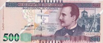 Honduras 500 Lempiras - Ramon Rosa - View of Rosario in 1893 - 2016 - P.103c
