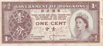 Hong-Kong 1 Cent - Elisabeth II - ND -(1961-1971) - P.325a