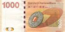 Hong Kong 1000 Dollars, Standard Chartered Bank - Dragon - 2013
