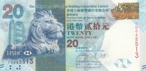 Hong Kong 20 Dollars, Head of Lion - Mid-Autumn Festival - 2014