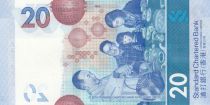 Hong Kong 20 Dollars, Standard Chartered Bank - 2018 (2020) - UNC