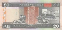 Hong-Kong 20 Dollars, Tête de lion - HSBC - 1995