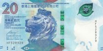 Hong-Kong 20 Dollars, Tête de lion - HSBC - 2020 (2023)
