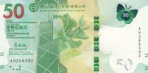 Hong Kong 50 Dollars, Bank of China Tower - Butterfly - 2018 (2020)