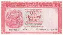 Hongkong  100 dollars Hong-Kong - 1983 - Arms - Serial ZC