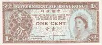 Hongkong 1 Cent - Elizabeth II - ND -(1961-1971) - P.325a