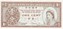 Hongkong 1 Cent - Elizabeth II - ND -1971-1981) - P.325b