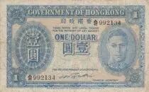 Hongkong 1 Dollar George VI - 1940 - Fine - P.316