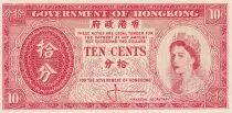 Hongkong 10 Cents - Elizabeth II - ND (1961(1965) - Uniface - P.UNC - P.327