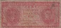 Hongkong 10 Cents - George VI - ND (1945) - P.323